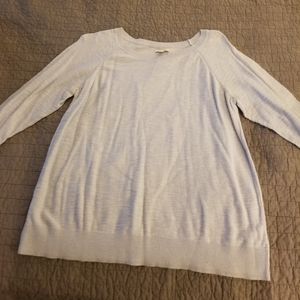 Lightweight ice blue summer sweater